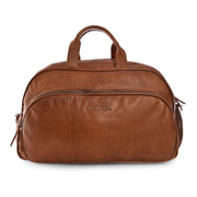 Steve Womens and Mens Weekender Bag- Light Brown