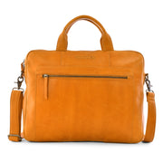 Martin Womens and Mens Business Bag - Cognac - Laptop Bags