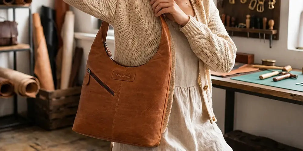 Leather Hobo Bag
