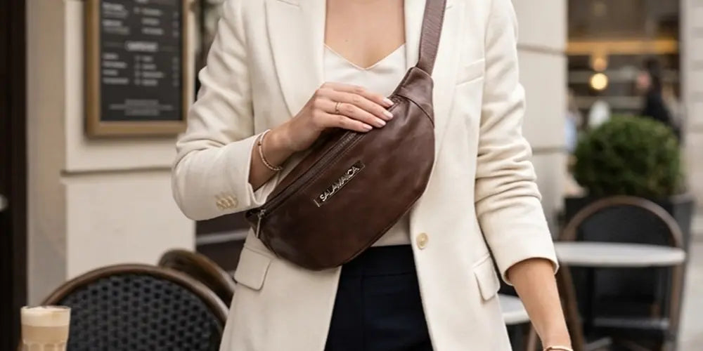 Women's Leather Bum Bag