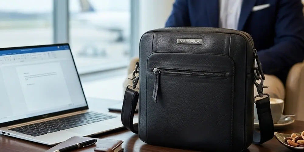 leather crossbody bag for men