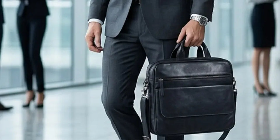 Men's Leather Business Bag