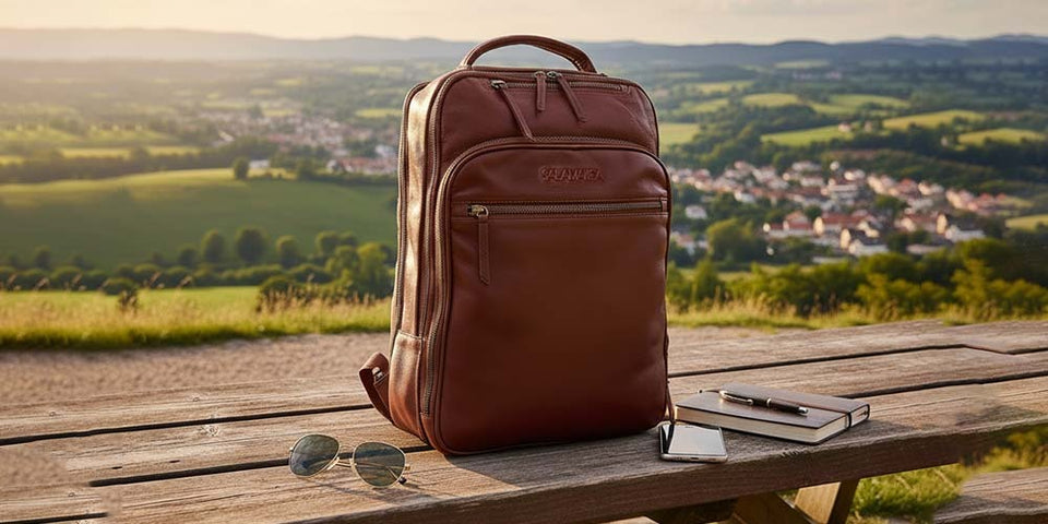 Oliver Blake Leather Backpack