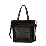 Vienna Tote Womens Bag - Royal Black - Tote Bags
