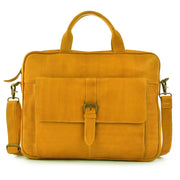 Harrison Business Bag - Dark Mustard - Laptop Bags