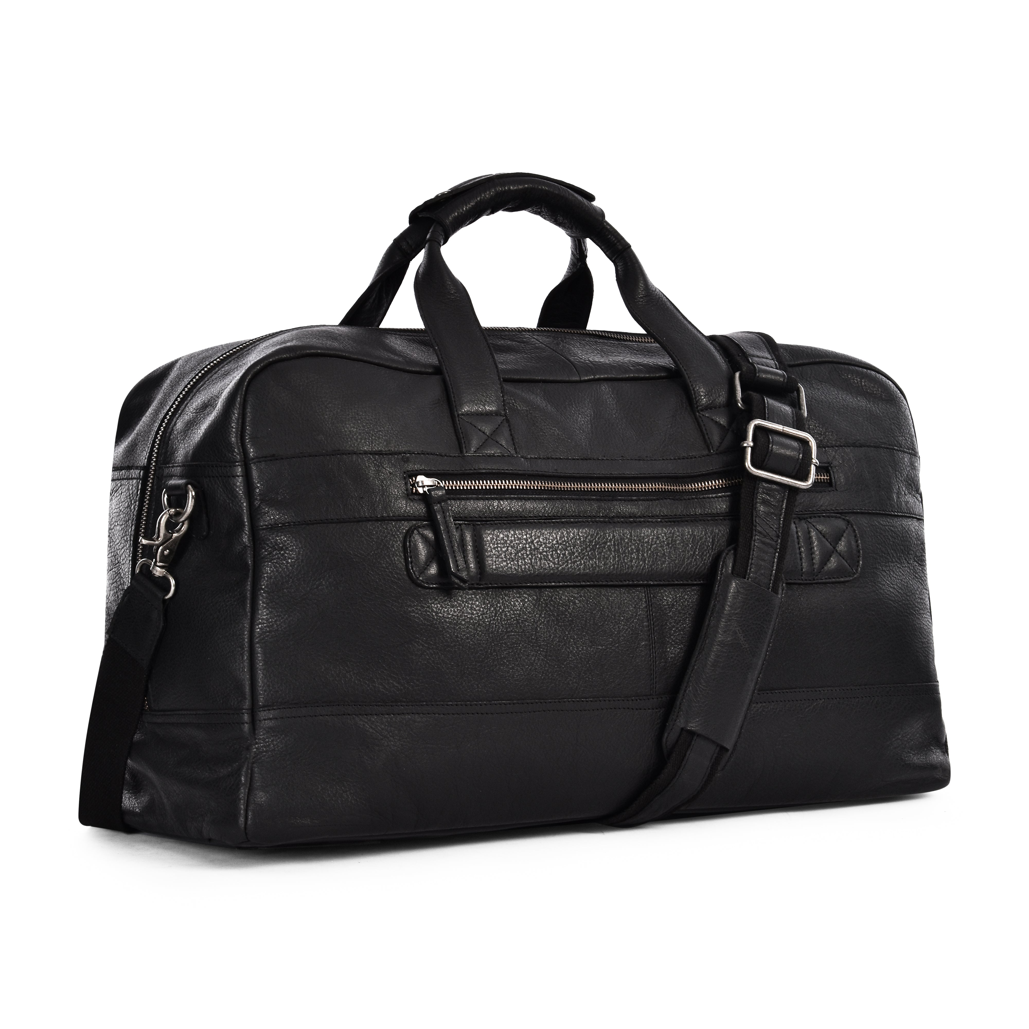 『HAMI VEN 62 BLK×SLV 社外LEATHER』 League Weekender Bag - Stylish & Durable Travel Companion