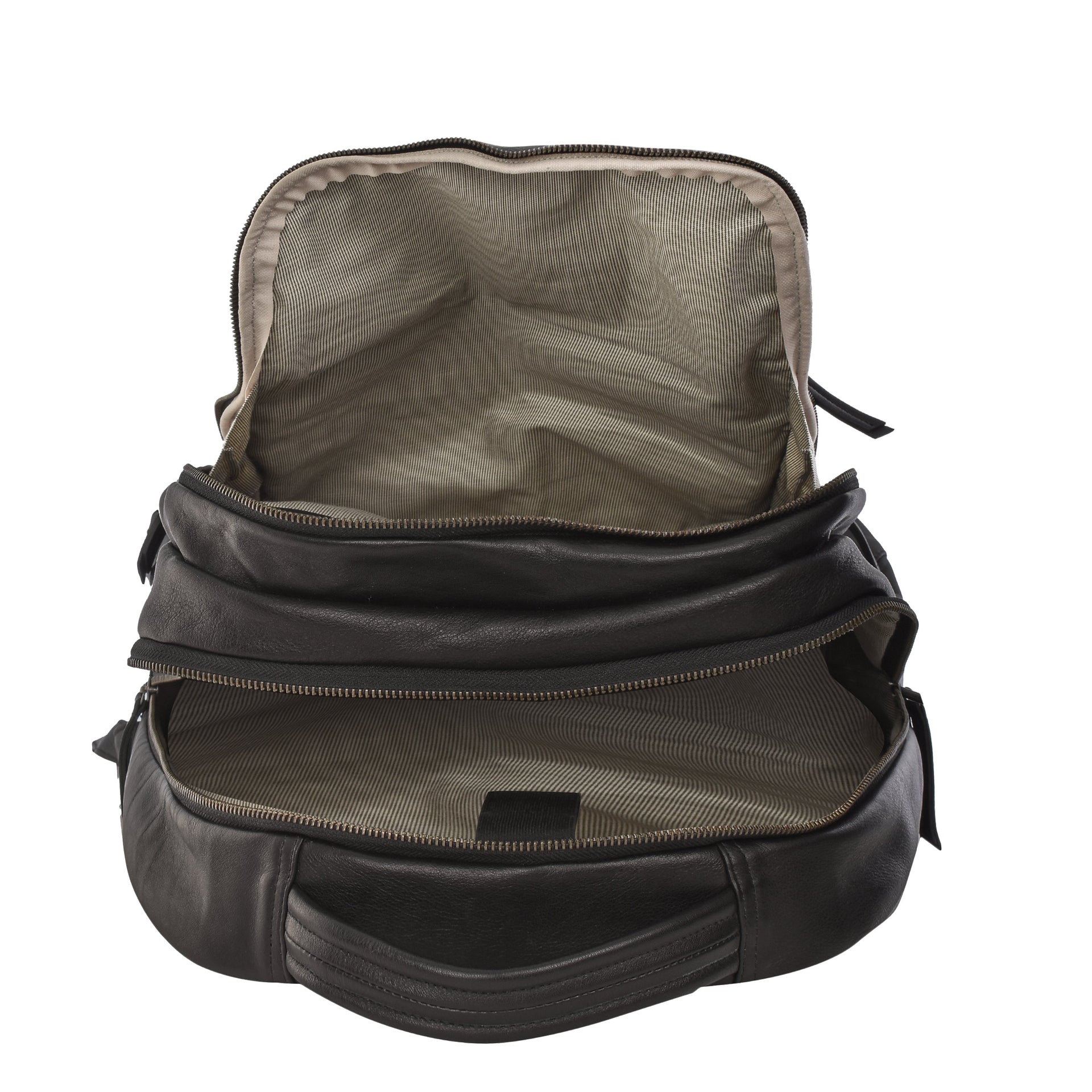 black backpack with leather bottom Buy Steve Leather Backpack Bags for Men & Women